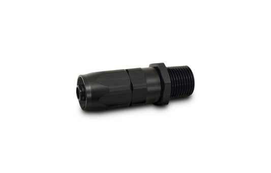 Vibrant -6AN Male NPT Straight Hose End Fitting - 1/8 NPT