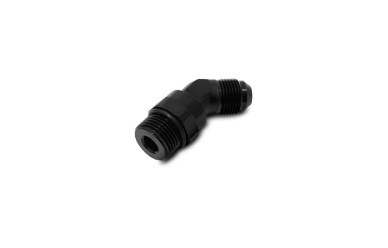Vibrant -10AN Male to Male -8AN Straight Cut 45 Degree Adapter Fitting
