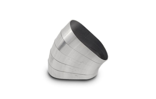 Vibrant 45 Degree Horizontal Plane Oval 304SS Pie Cuts Nominal Tube 3.50in