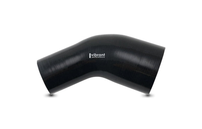Vibrant 45 Degree Silicone Transition Elbow Hose ID 3.50in x 2.50in