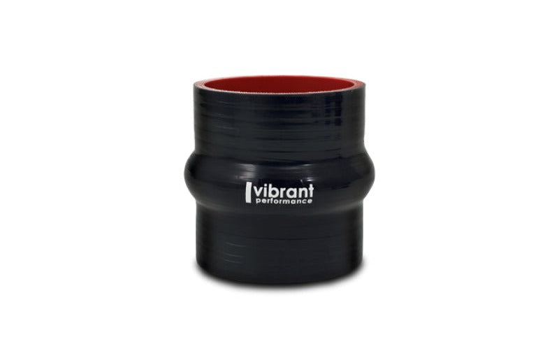 Vibrant Silicone Hump Hose Coupler 2.375in ID x 3.00in Long - Black