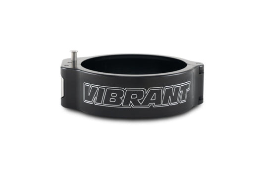 Vibrant 3in O.D. Aluminized HD 2.0 Clamp - Anodized Black (Clamp Only)