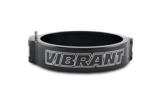 Vibrant 4in O.D. Aluminized HD 2.0 Clamp - Anodized Black (Clamp Only)