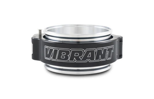 Vibrant 3.5in O.D. Aluminized HD 2.0 Clamp Assembly - Anodized Black