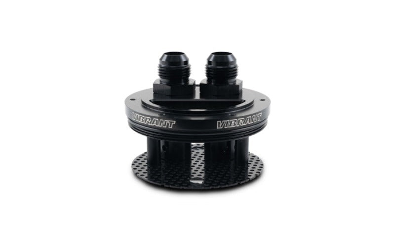 Vibrant 2-Port Catch Can Lid Assembly
