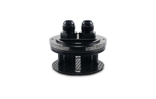 Vibrant 2-Port Catch Can Lid Assembly