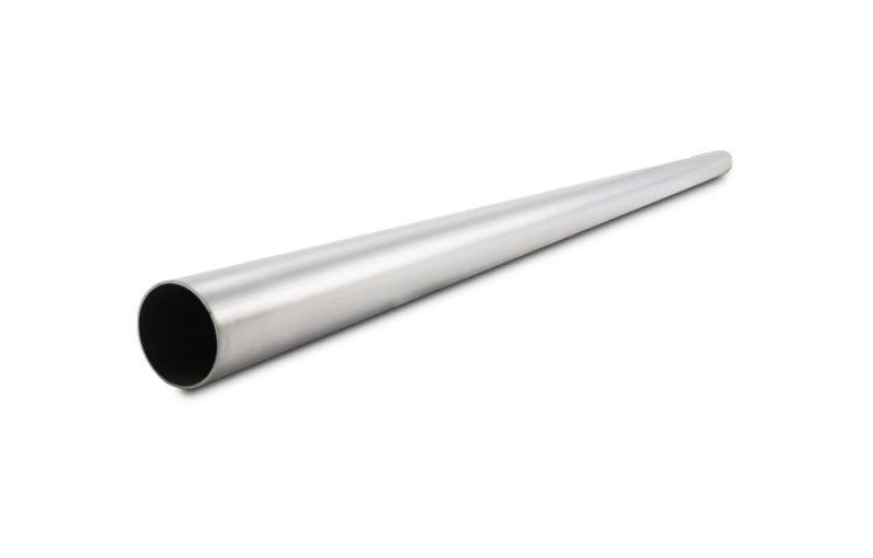 Vibrant 2.50in OD 304 Stainless Steel Brushed Straight Tubing