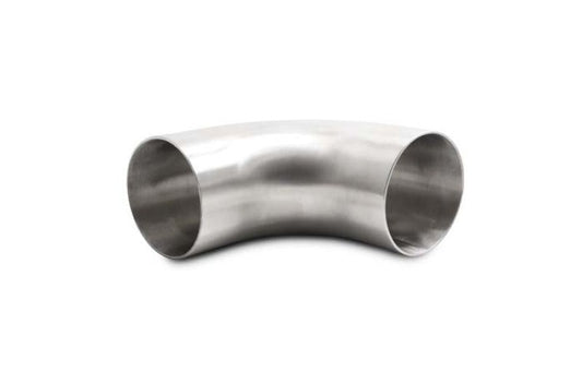 Vibrant 3.0in OD 4.33in Tangent Length T304 SS 90 Deg Mandrel Bend w/Extended