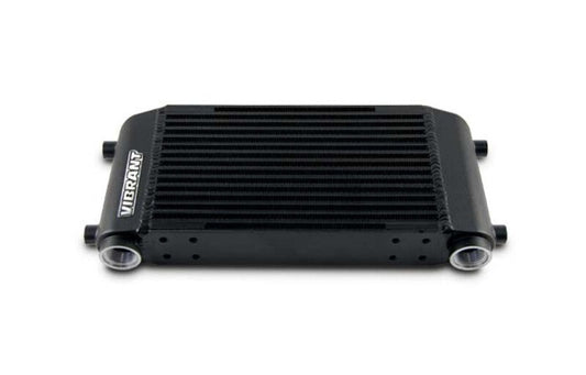 Vibrant Single Pass Oil Cooler Assembly 6in x 10in x 2in