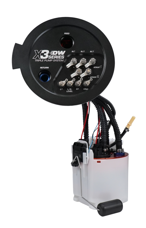 DeatschWerks 20-24 A90/91 Toyota Supra/G8X BMW M3/M4 Fuel Pump Module w/Triple DW420s