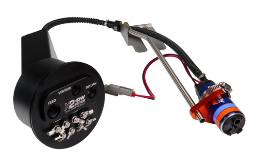 DeatschWerks 94-02 Nissan Silvia and Skyline X2 Surge Module with DW420 Pumps and Install Kit