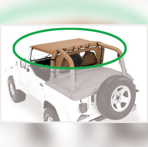 Bestop 92-95 Wrangler YJ Sun Cap (Spice)