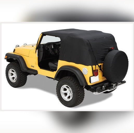Bestop 07-18 Wrangler JK 2-Door Emergency Top (Black)