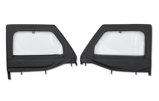 Bestop 20-26 Jeep Gladiator / 18-26 Wrangler JL Element Upper Doors (Front Black Diamond)