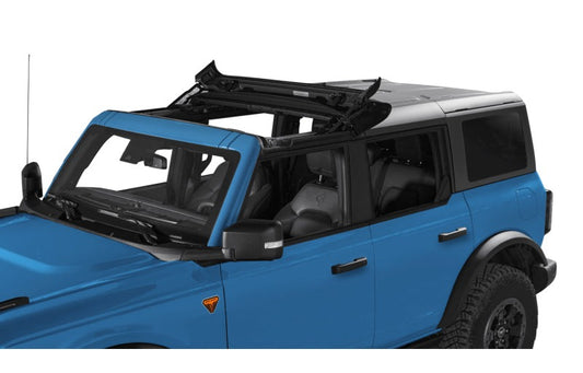 Bestop 21-26 Bronco Bronco Raptor 4-Door Sunrider For Hardtop (Premium Black Twill)
