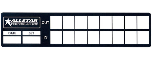 Allstar Performance Tire Log Decals 40pk ALL047-40