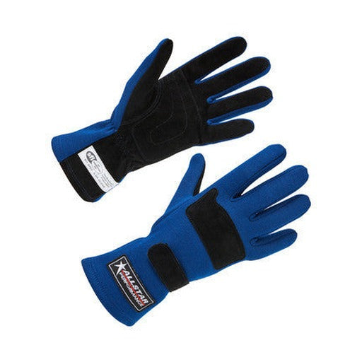 Allstar Performance Racing Gloves SFI 3.3/5 D/L Blue X-Large ALL915025