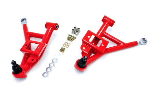 BMR 93-02 F-Body Adj. Lower A-Arms/Rod End Combo (Polyurethane) - Red