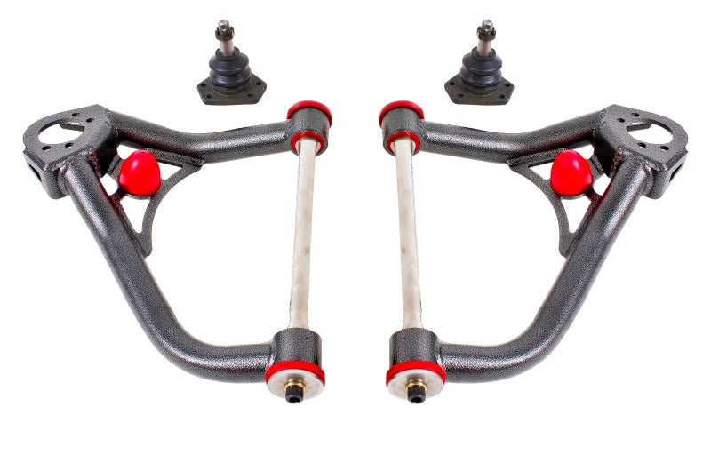 BMR 1967-1969 1st Gen F-Body Non-Adj. Upper A-Arms (Polyurethane) - Black Hammertone