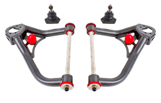 BMR 67-69 1st Gen F-Body Non-Adj. Upper A-Arms (Polyurethane) - Black Hammertone