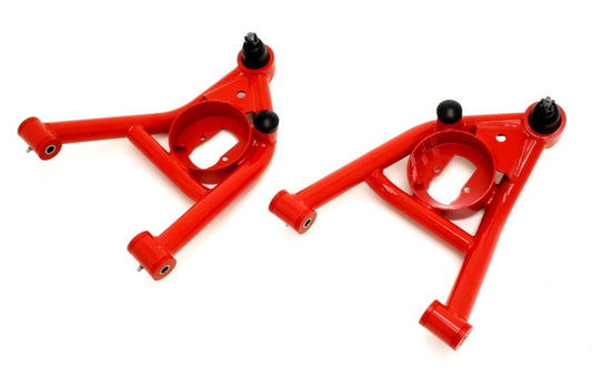 BMR 64-72 A-Body Non-Adj. Lower A-Arms (Polyurethane) - Red