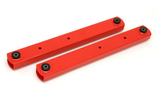 BMR 64-72 A-Body Non-Adj. Boxed Lower Control Arms (Polyurethane) - Red
