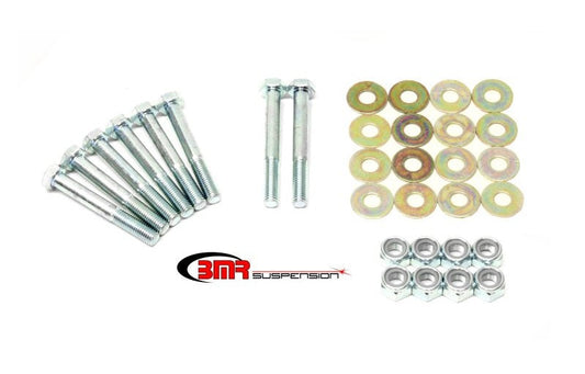 BMR 78-87 G-Body Control Arm Hardware Kit Rear Upper And Lower - Zinc plated