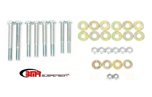 BMR 91-96 B-Body Control Arm Hardware Kit Rear Upper And Lower - Zinc plated