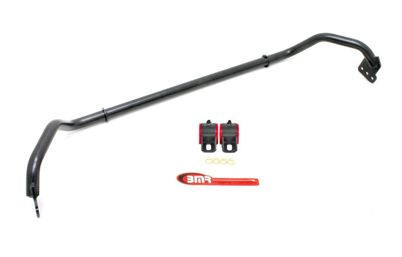 BMR 2010-2012 5th Gen Camaro Front Hollow 29mm Adj. Sway Bar Kit with Bushings - Black Hammertone
