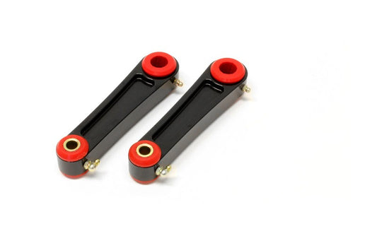 BMR 05-14 S197 Mustang Rear Billet Aluminum Sway Bar End Links - Black Anodized