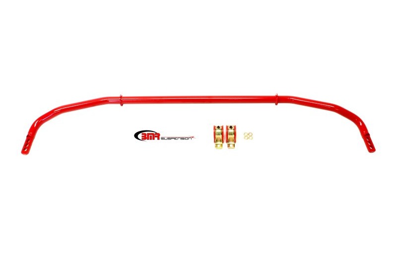 BMR 2012-2015 5th Gen Camaro Rear Hollow 32mm Adj. Sway Bar Kit with Bushings - Red