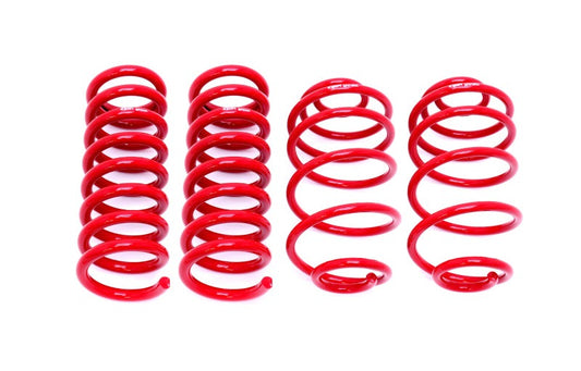 BMR 67-72 A-Body Lowering Spring Kit (Set Of 4) (2.0in Drop) - Red