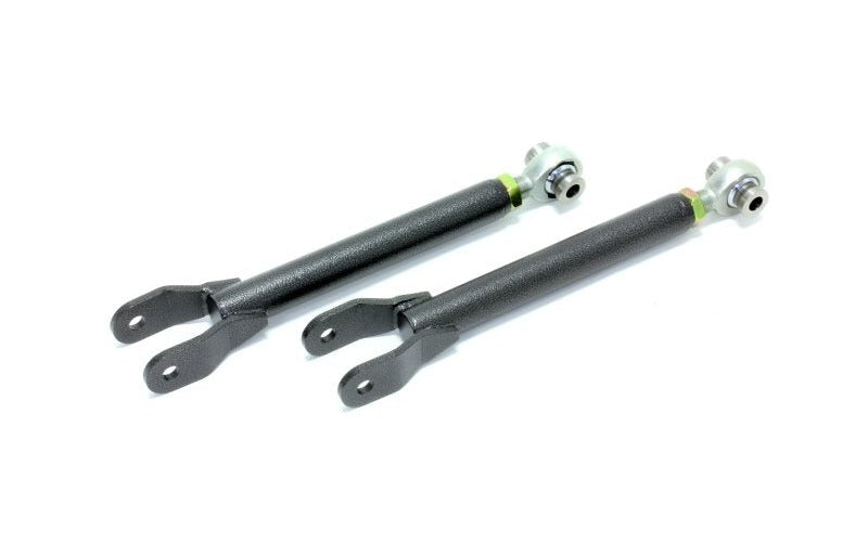 BMR 2010-2015 5th Gen Camaro Trailing Arms Rear with Single Adj. Rod Ends - Black Hammertone