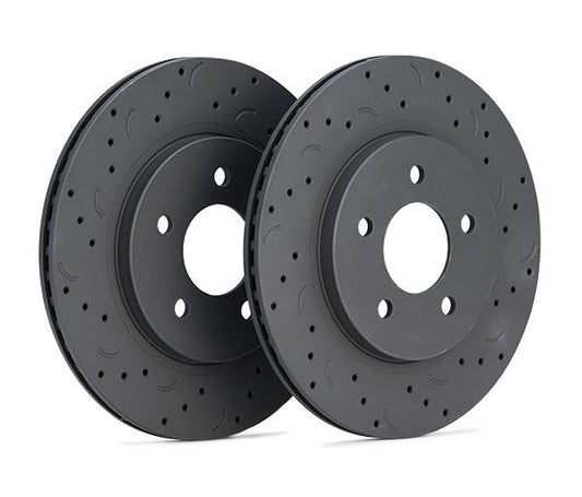 Hawk Performance HTC5359 Cross-Drilled and Slotted Talon Rotors