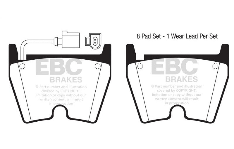 EBC 2017-2018 Audi RS3 Yellowstuff Front Brake Pads DP41513/3R