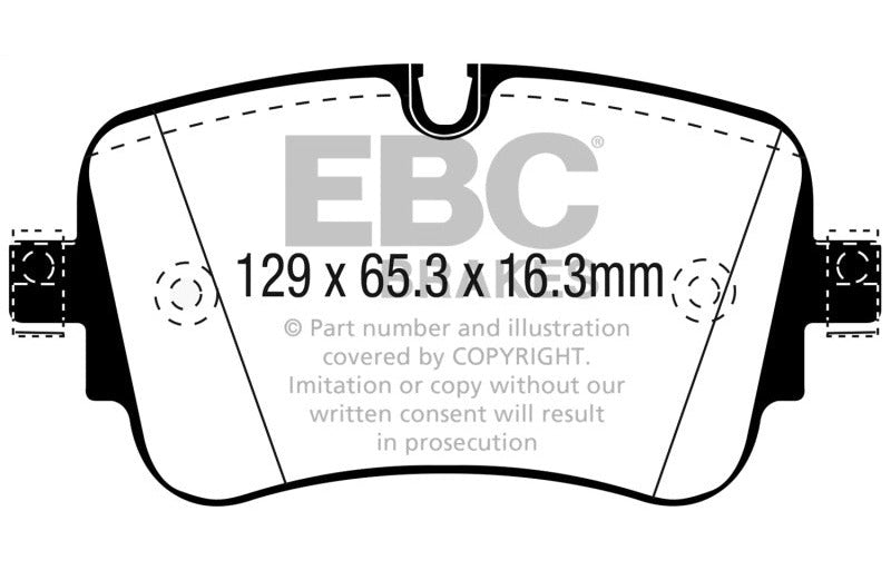 EBC 2016-2018 Audi Q7 Yellowstuff Rear Brake Pads DP42299R