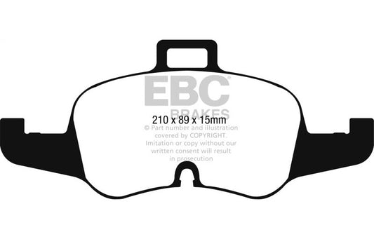 EBC 2016+ Audi TTS Quattro 2.0L Turbo Redstuff Front Brake Pads DP32256C