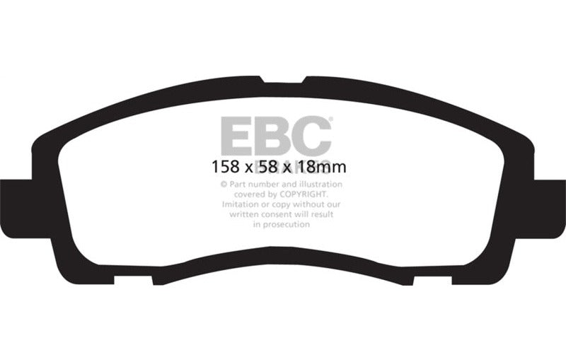 EBC 2009-2014 Acura TL 3.5 Redstuff Front Brake Pads DP31753C