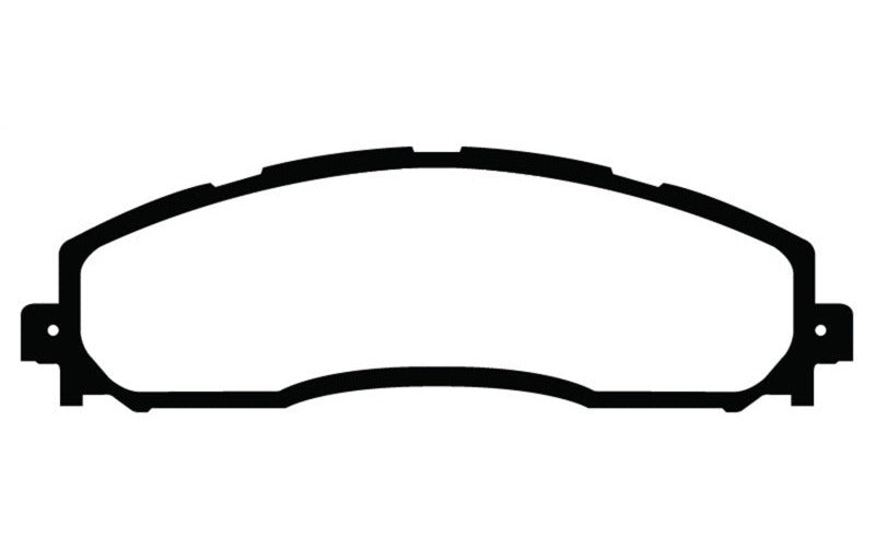 EBC 2013 and Newer Ford F250 (inc Super Duty) 6.2 (2WD) Yellowstuff Rear Brake Pads DP43016R