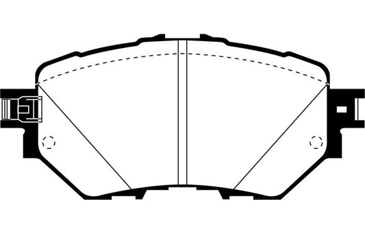 EBC 14+ Mazda 3 2.0 (Mexico Build) Redstuff Front Brake Pads DP33033C