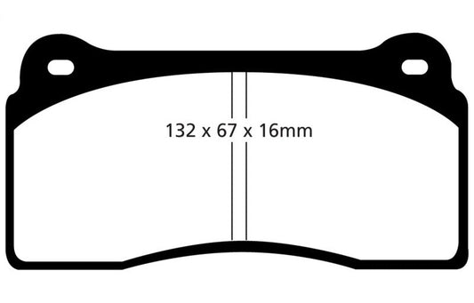EBC 99-03 Aston Martin DB7 5.9 Orangestuff Front Brake Pads DP91110
