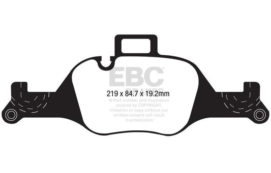 EBC 2017+ BMW 530 G30 Redstuff Front Brake Pads DP32289C