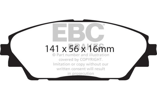 EBC 2020+ Mazda CX-30 2.5L Greenstuff Front Brake Pads DP62185