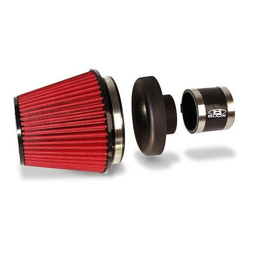 BLOX Racing Performance Filter Kit w/ 3.0inch Velocity Stack Air Filter and 3.0inch Silicone Hose BXIM-00303