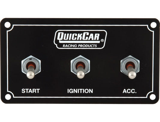 QuickCar Extreme Single Ignition 3 Switch Panel