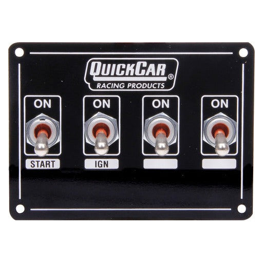 QuickCar Extreme Single Ignition 4 Switch Panel