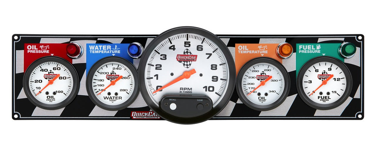 QuickCar Flag 4-1 OP/WT/5"Tach/OT/FP