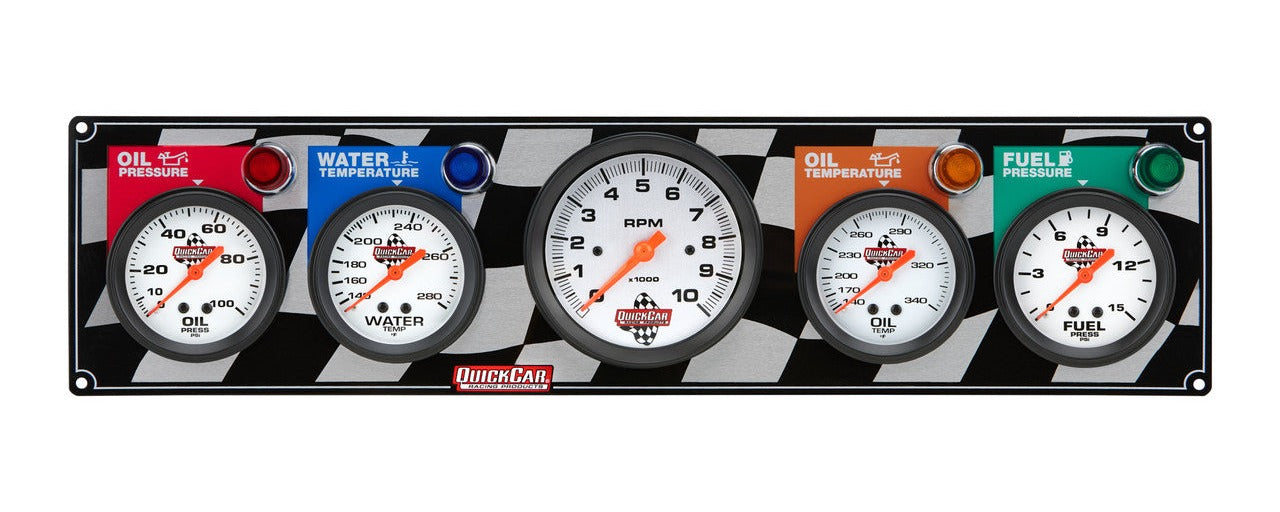 QuickCar Flag 4-1 OP/WT/3"Tach/OT/FP