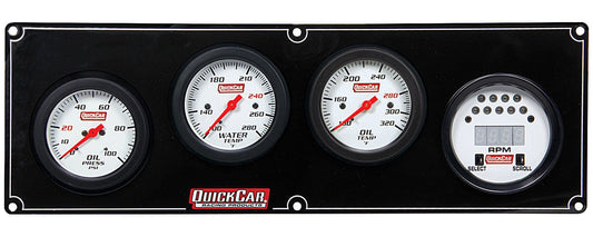 QuickCar Extreme 3-1 Gauge Panel OP/WT/OT/Tach