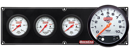 QuickCar Extreme 3-1 Gauge Panel OP/WT/OT/5"Tach